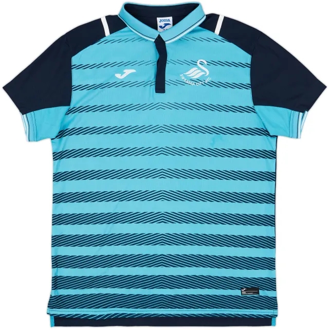 2016-17 Swansea Joma 1/4 Zip Polo Shirt - 8/10 - (Women's M)