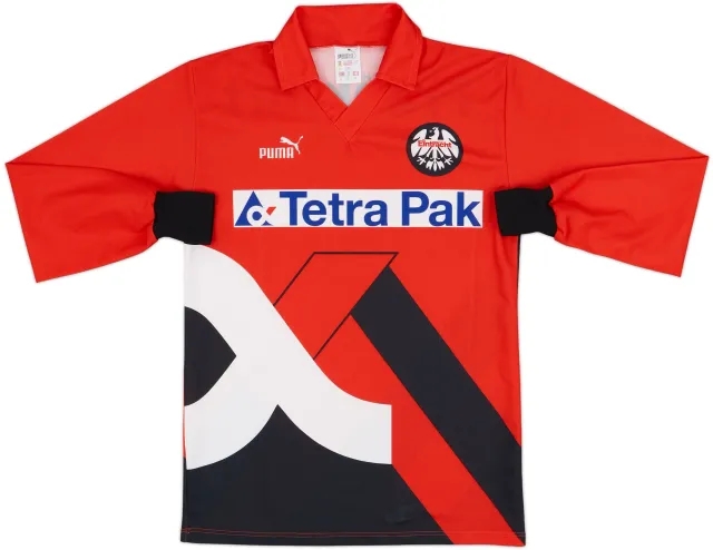 Puma Eintracht Frankfurt Mens LS Home Shirt 1993/94