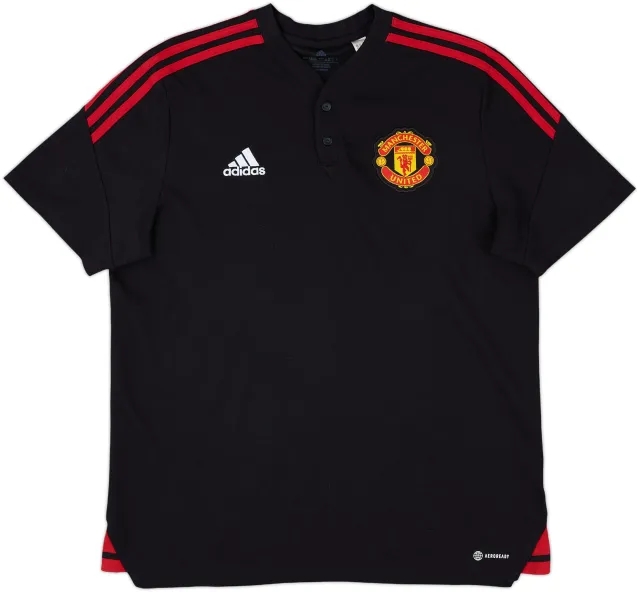 2022-23 Manchester United adidas Polo Shirt - 9/10 - (L)