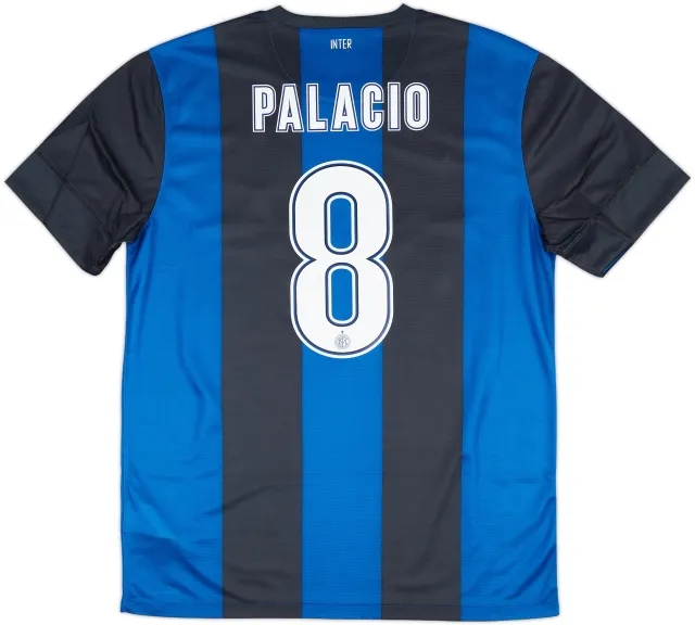 2012-13 Inter Milan Home Shirt Palacio #8 (L)