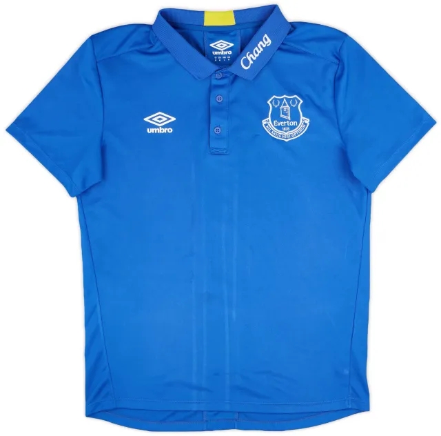 2018-19 Everton Umbro Polo Shirt - 7/10 - (M)