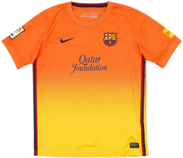 Nike Barcelona Boys SS Away Shirt 2012/13