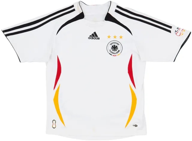 adidas Germany Boys SS Home Shirt 2005