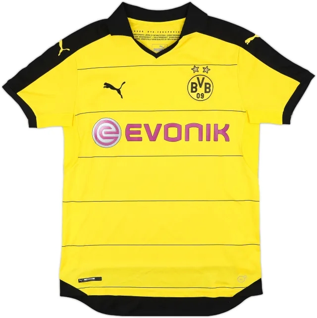 Puma Borussia Dortmund Mens SS Home Shirt 2015/16