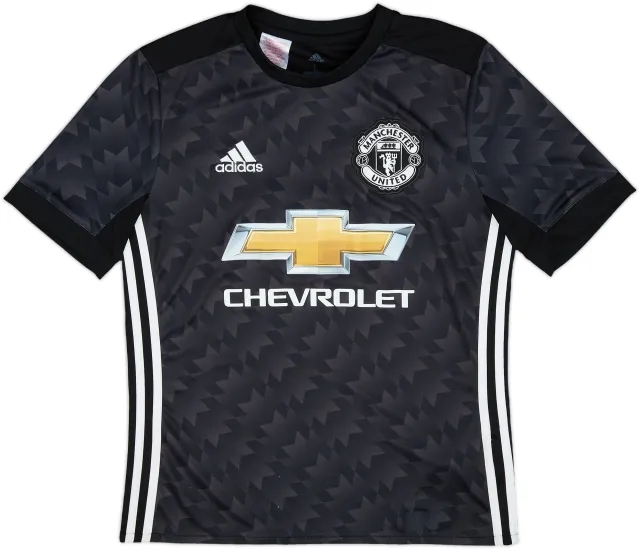 adidas Manchester United Boys SS Away Shirt 2017/18