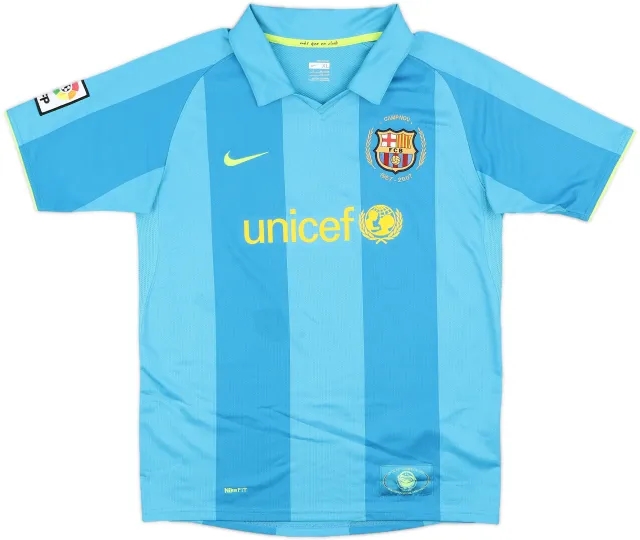 Nike Barcelona Boys SS Away Shirt 2007/09
