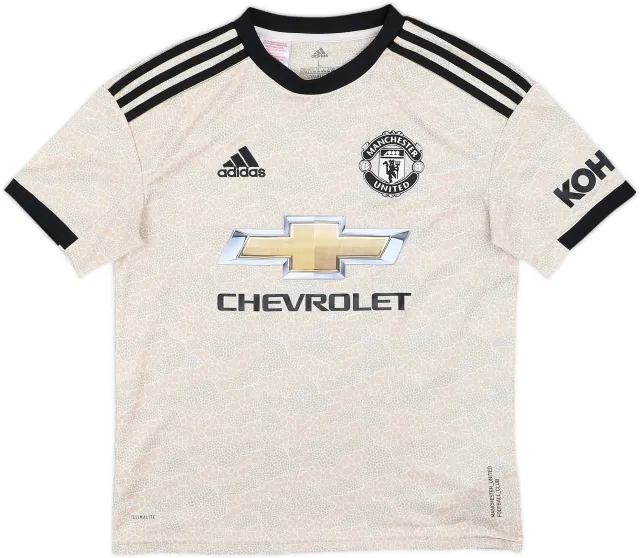adidas Manchester United Boys SS Away Shirt 2019/20