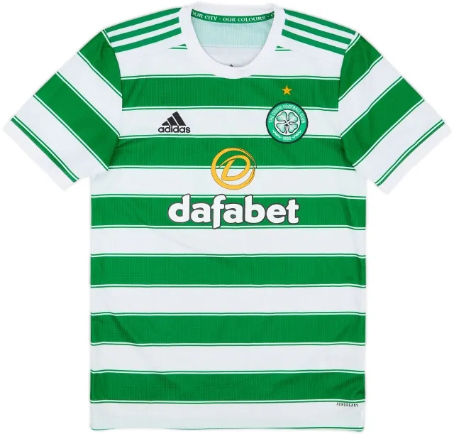 adidas Celtic Mens SS Home Shirt 2021/22