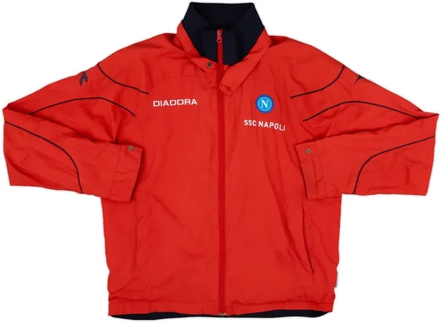 2007-08 Napoli Diadora Track Jacket - 7/10 - (S)
