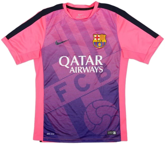 Nike Barcelona Mens SS Home Shirt 2015/16