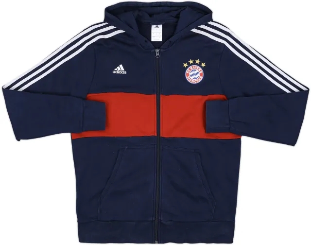 2017-18 Bayern Munich adidas Hooded Track Jacket - 8/10 - (L)