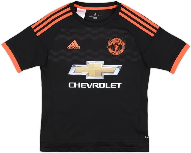 adidas Manchester United Boys SS Third Shirt 2015/16