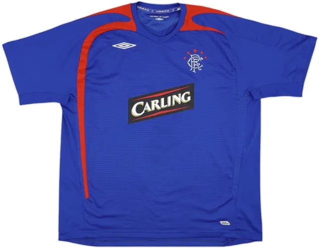 Umbro Rangers Mens SS Home Shirt 2009/10