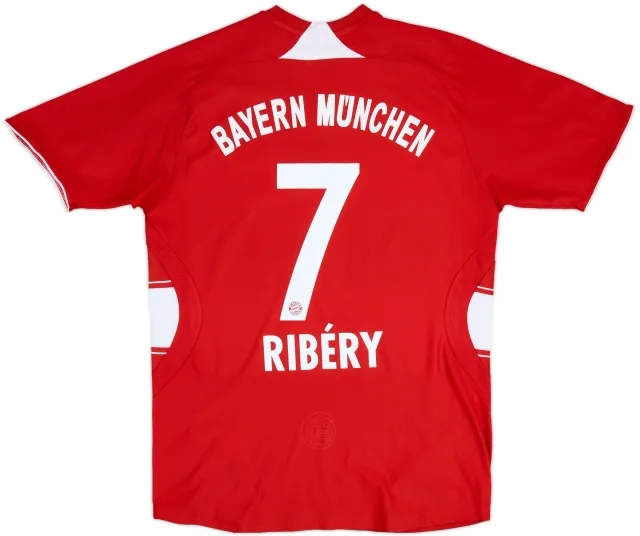 adidas Bayern Munich Boys SS Home Shirt 2007/08