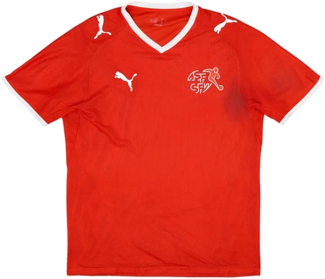 Puma Switzerland Mens SS Home Shirt 2008