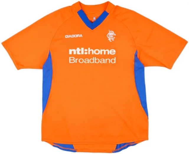 Diadora Rangers Mens SS Away Shirt 2002/03