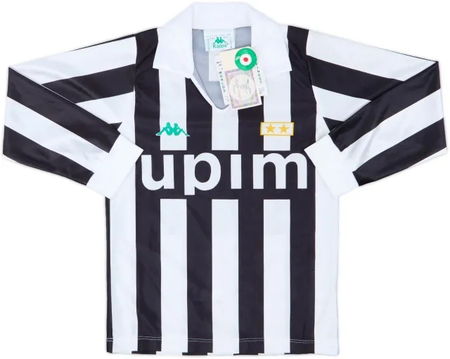1991-92 Juventus Basic Home L/S Shirt (L.Boys)