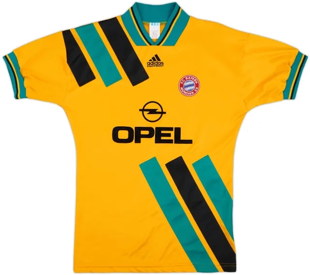 adidas Bayern Munich Mens SS Away Shirt 1993/94