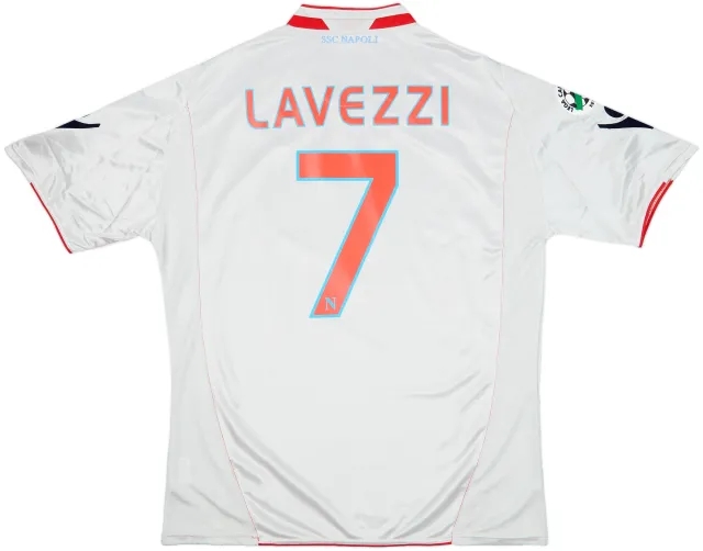 2009-10 Napoli Away Shirt Lavezzi #7 (L)