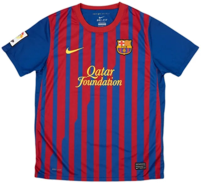 Nike Barcelona Boys SS Home Shirt 2011/12