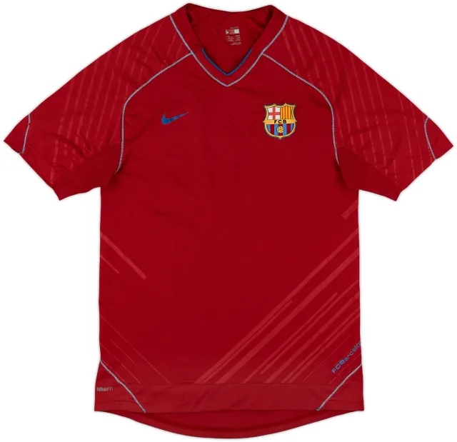 Nike Barcelona Mens SS Home Shirt 2007/08