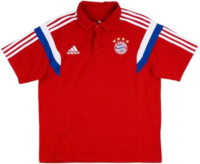 2014-15 Bayern Munich adidas Polo Shirt - 7/10 - (L)