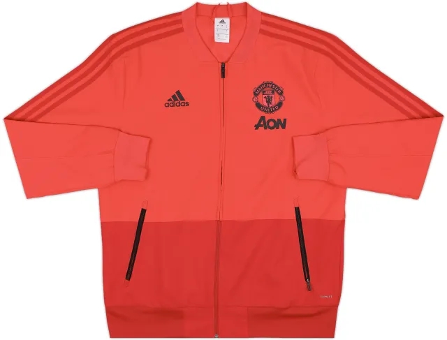 2018-19 Manchester United adidas Track Jacket - 8/10 - (L)