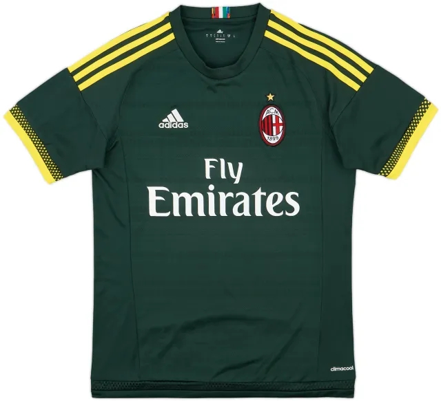 2015-16 AC Milan Third Shirt - 9/10 - (S)