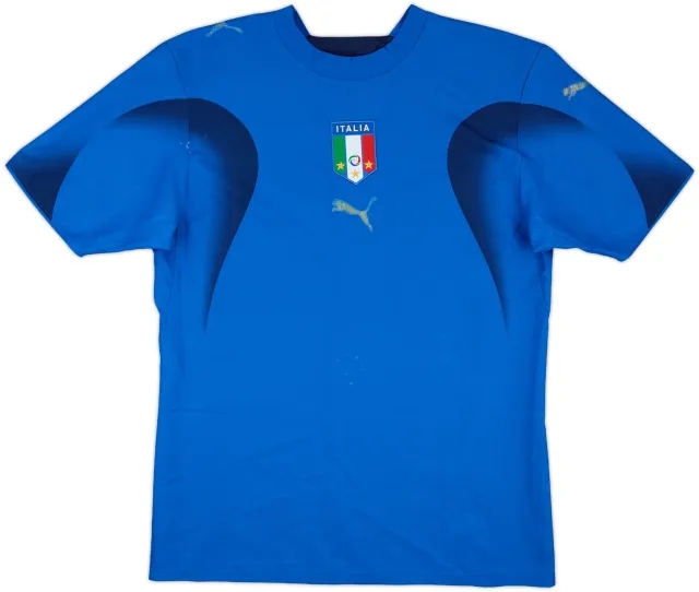 2006 Italy Home Shirt - 4/10 - (S)