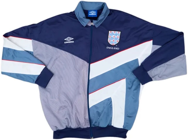 1996-98 England Umbro Track Jacket - 6/10 - (L)
