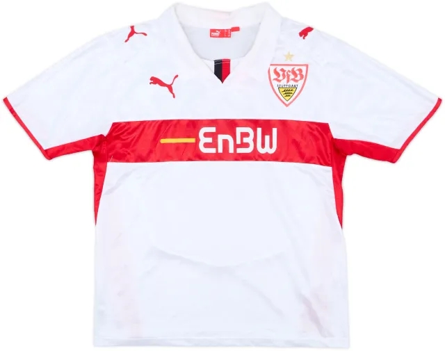 Puma Stuttgart Boys SS Home Shirt 2008/09