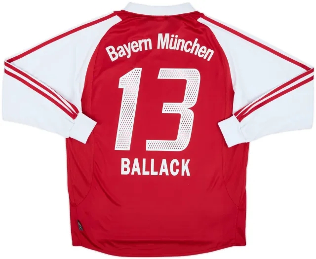 adidas Bayern Munich Mens LS Home Shirt 2003/04
