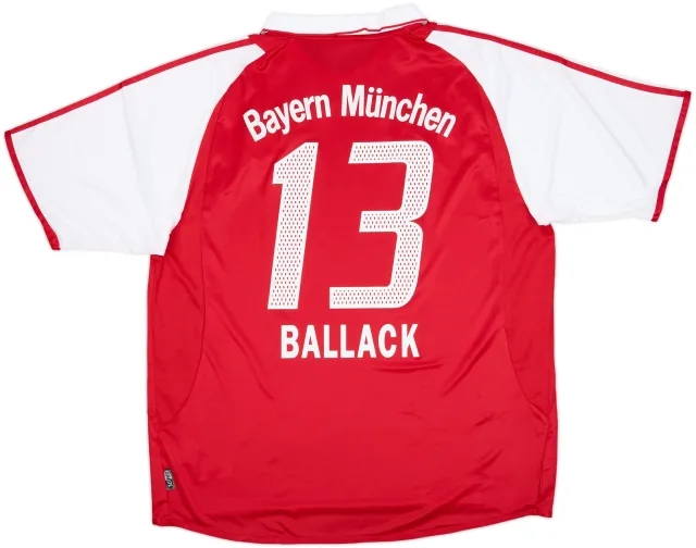 adidas Bayern Munich Mens SS Home Shirt 2003/04