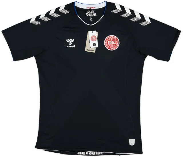 Hummel Denmark Mens SS Goalkeeper Home Shirt 2018