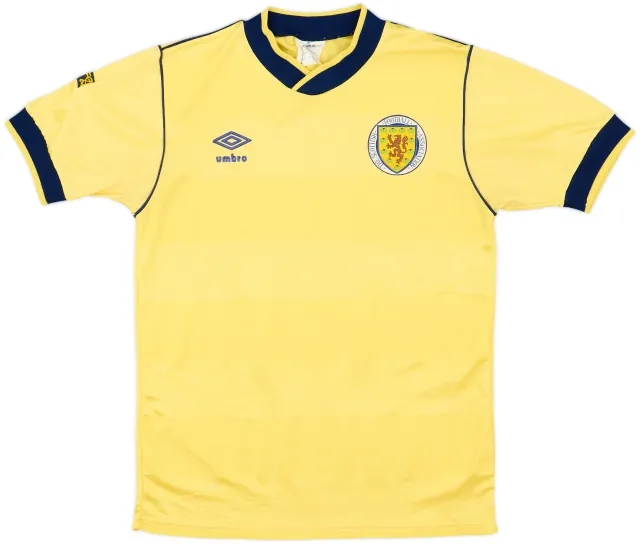 Umbro Scotland Mens SS Away Shirt 1986