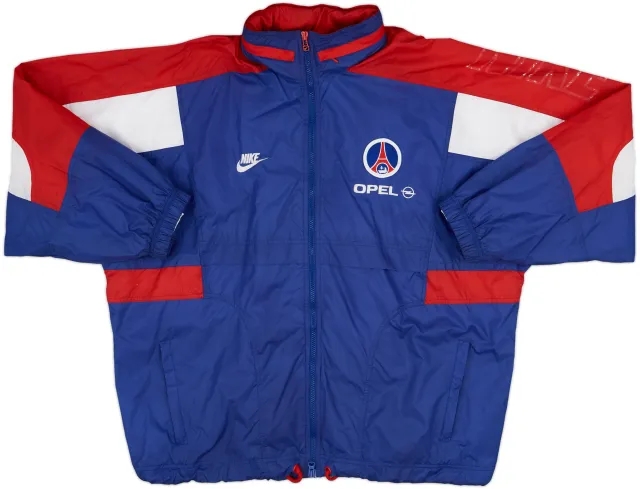 1996-97 Paris Saint-Germain Nike Hooded Rain Jacket - 6/10 - (XL)