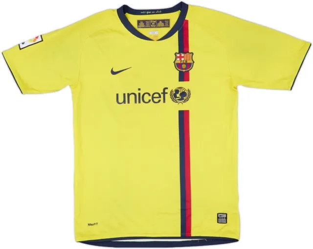 Nike Barcelona Boys SS Away Shirt 2008/10