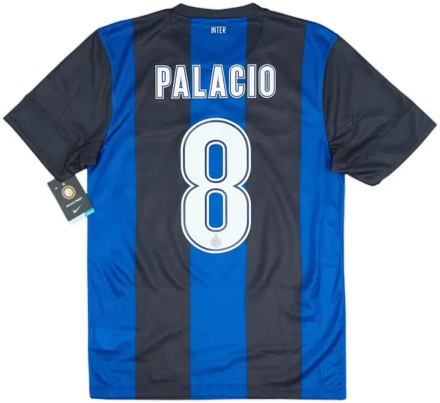 2012-13 Inter Milan Home Shirt Palacio #8 (S)