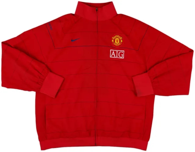 2008-09 Manchester United Nike Track Jacket - 8/10 - (XXL)