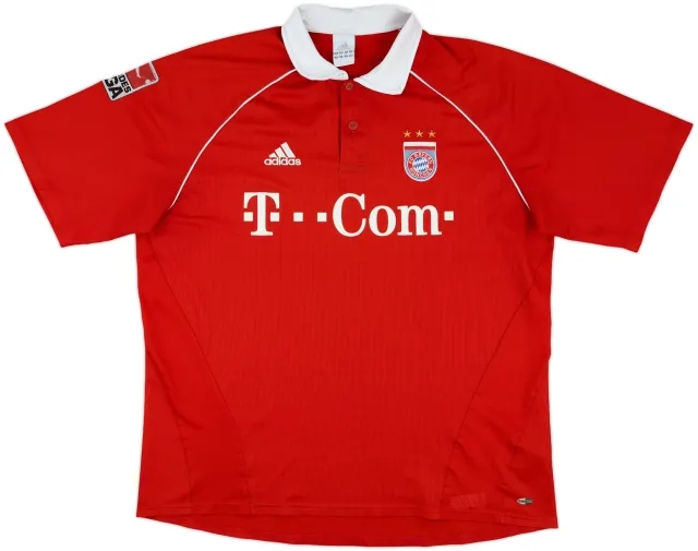 adidas Bayern Munich Mens SS Home Shirt 2005/06