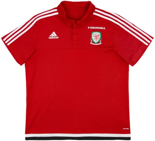 2015-16 Wales adidas Polo Shirt - 7/10 - (XL)