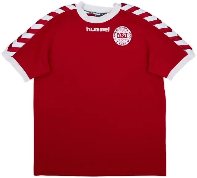Hummel Denmark Mens SS Home Shirt 2002