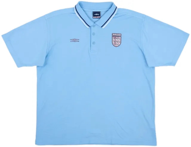 2000-01 England Umbro Polo Shirt - 7/10 - (L)
