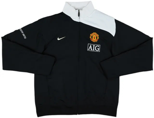 2008-09 Manchester United Nike Track Jacket - 8/10 - (M)