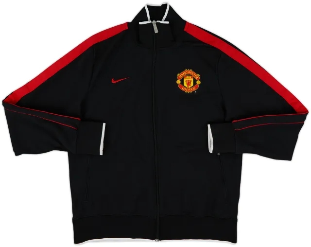2011-12 Manchester United Nike N98 Track Jacket - 8/10 - (L)