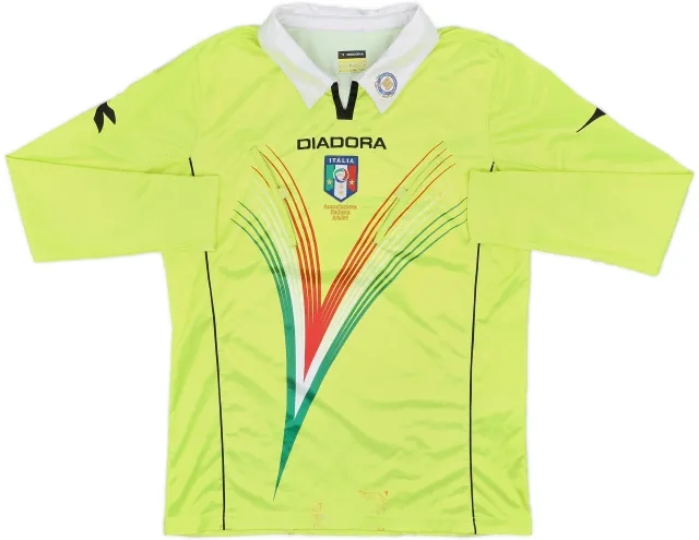 Diadora Italy Mens LS Home Shirt 2011