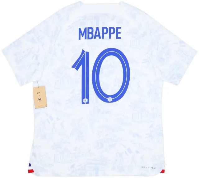 Nike France Mens SS Player Issue Away Shirt 2022