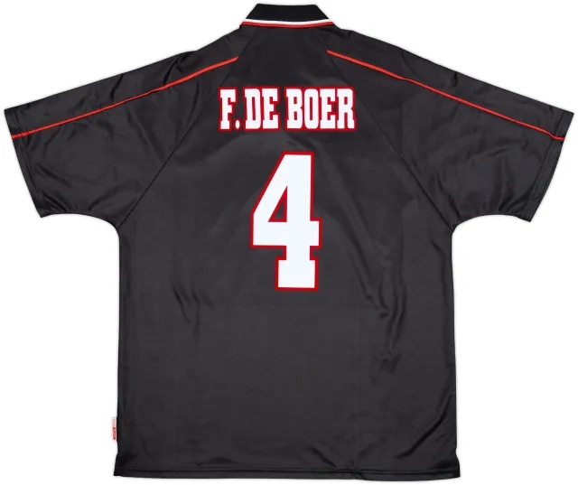 1998-99 Ajax Away Shirt F.De Boer #4 - 8/10 - (XL)