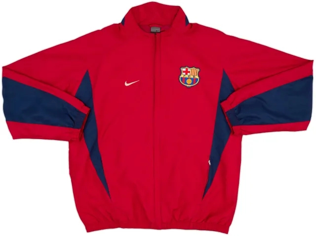 2002-03 Barcelona Nike Track Jacket - 9/10 - (L)