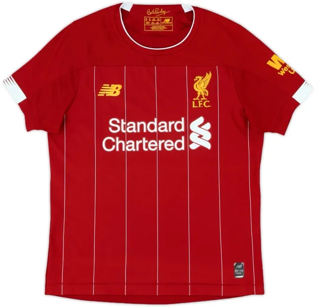 NewBalance Liverpool Boys SS Home Shirt 2019/20